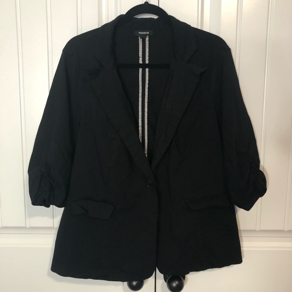 Torrid Black Blazer
